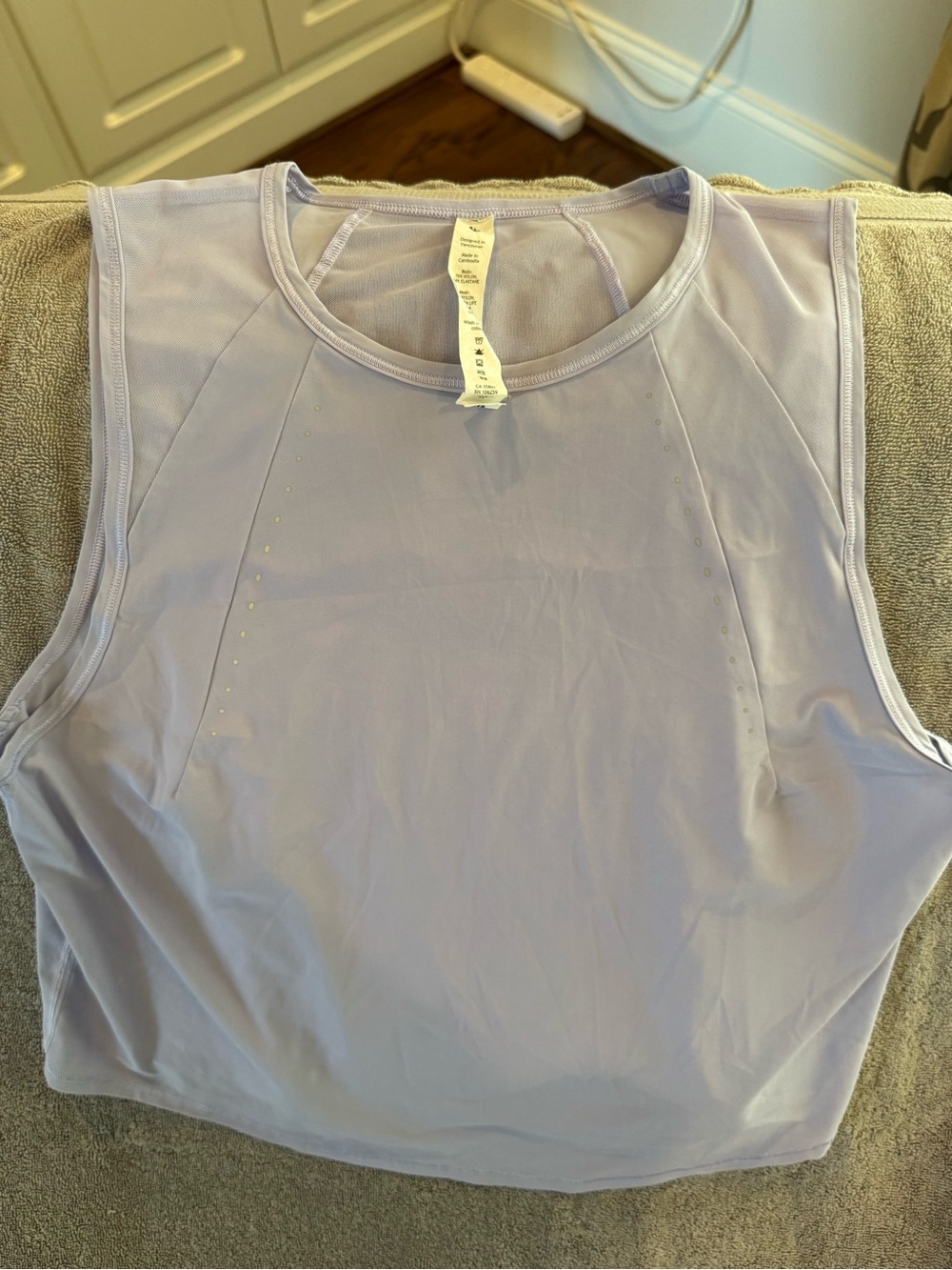 lululemon athletica Light Lavender Athletic Tank